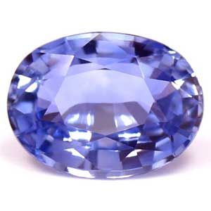 Szafir 1,23 ct, niebieski, szlif owalny