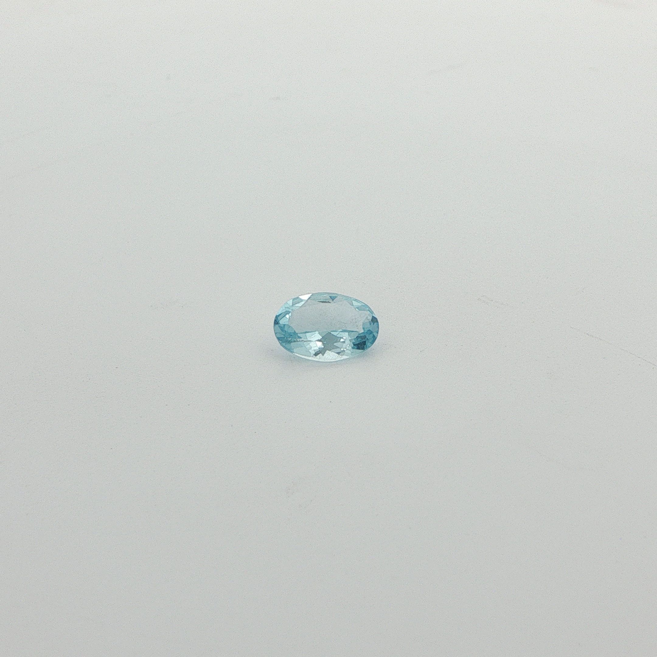 0.81 ct Oval aquamarine