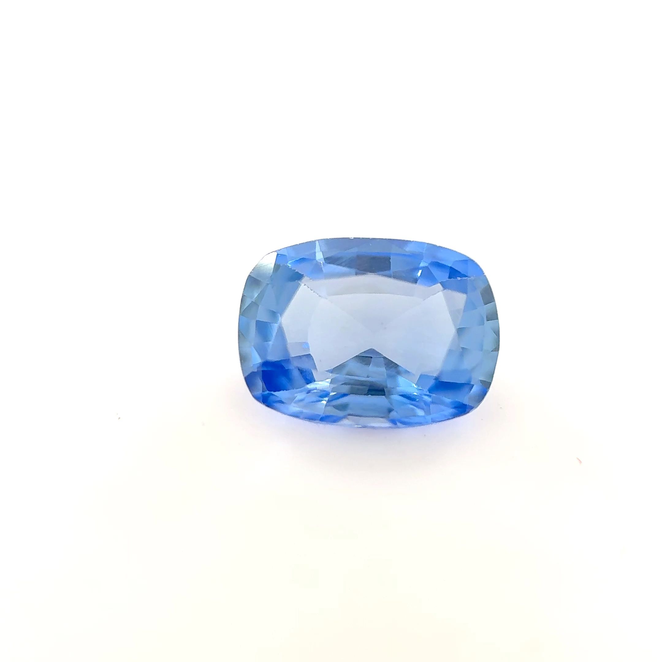 Szafir 1,03 ct, niebieski, szlif cushion