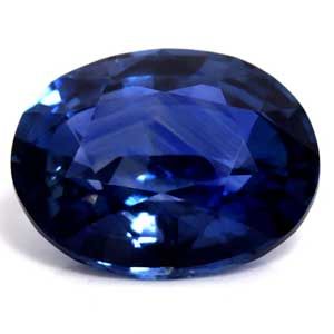 Szafir 1,99 ct, niebieski, szlif owalny