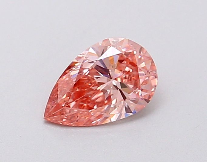 0.37 CT Fancy Vivid Yellow PEAR