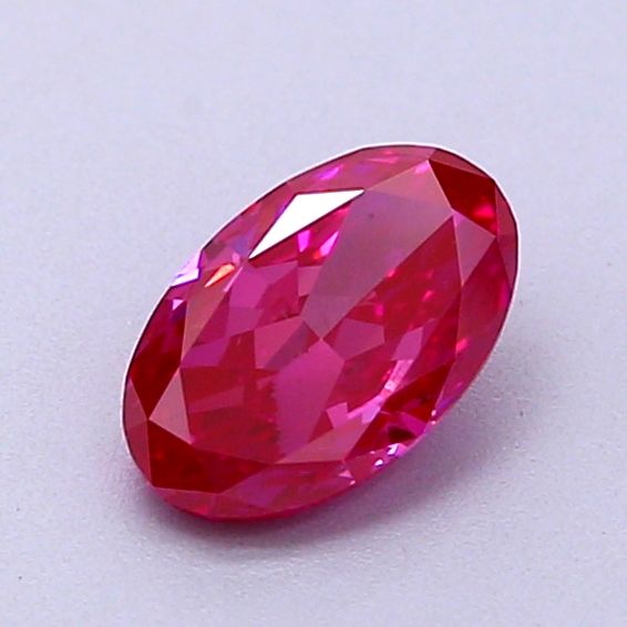 0.44 CT Fancy Vivid Pink OVAL