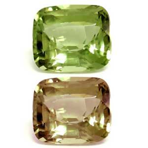 Aleksandryt 1,05 ct, zielony, szlif cushion