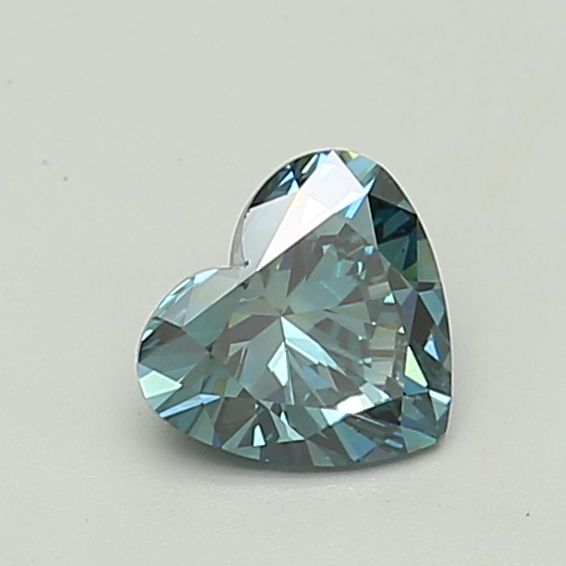 1.01 CT Fancy Vivid Blue HEART