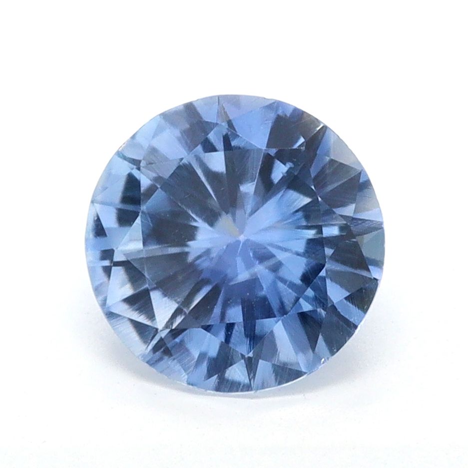 SAPPHIRE FACETED 0.84ct BLUE BLUE EC SRILANKA HEATED