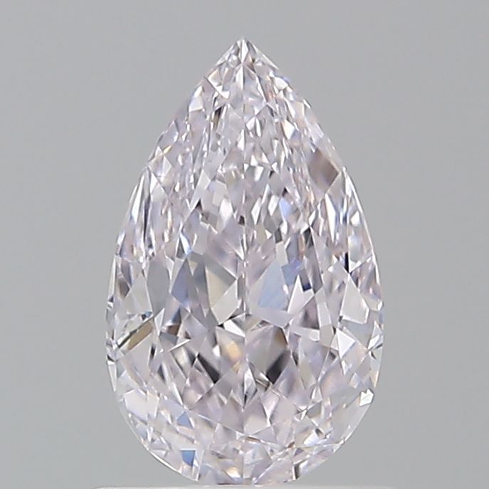 1.02-carat pear diamond with null color, null cut, and VVS2 clarity.
