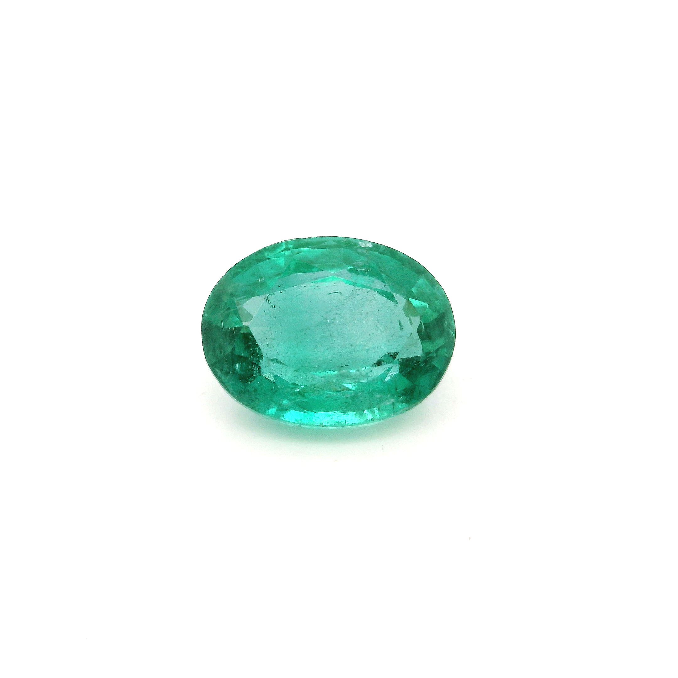 3.34 ct Oval Emerald