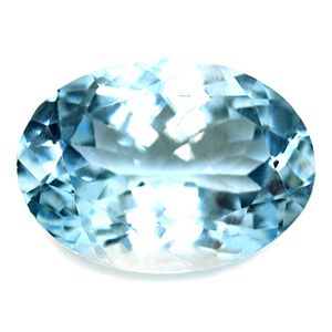 Akwamaryn 3,53 ct, niebieski, szlif owalny