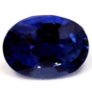 Szafir 1,65 ct, niebieski, szlif owalny