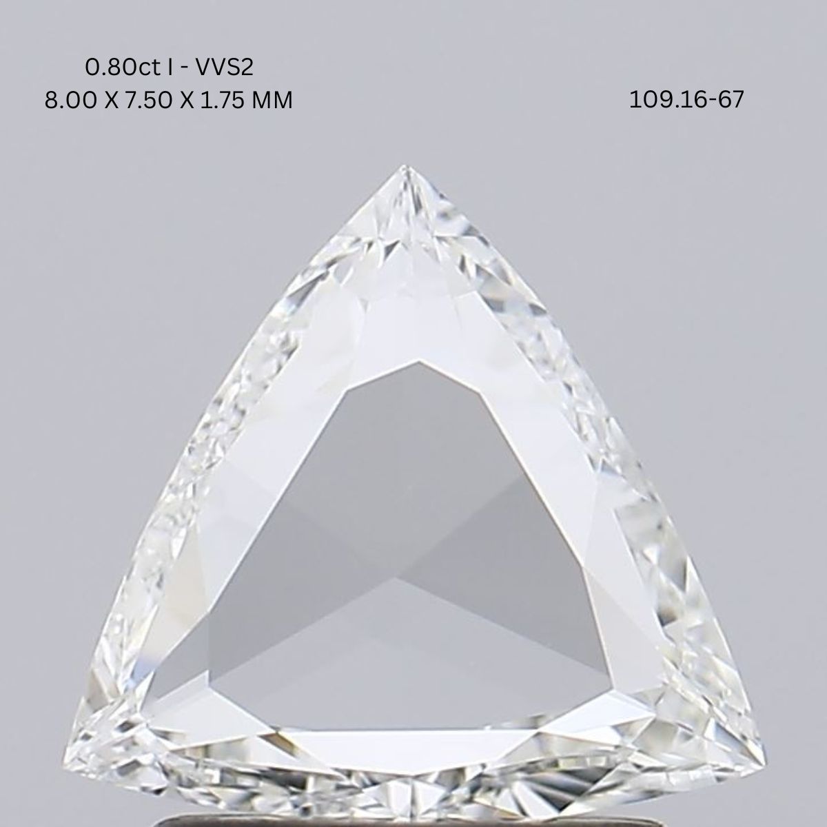 Prírodný diamant triangel,...