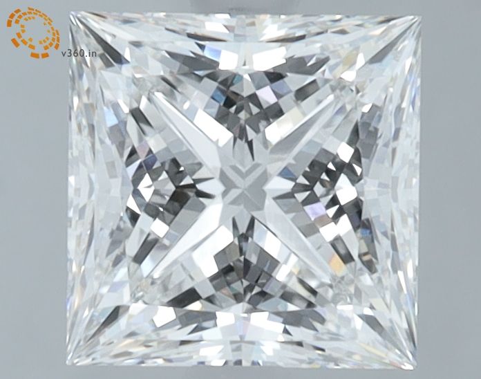2.10 Carat E VVS2 Princess Lab Diamond