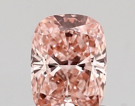 0.67 CT Fancy Vivid Pink CUSHION MODIFIED