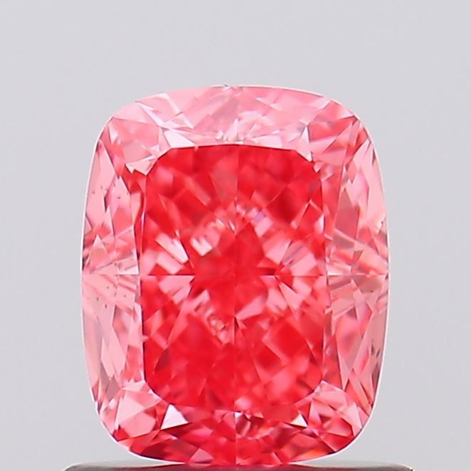 1.07 CT Fancy Vivid Pink CUSHION MODIFIED
