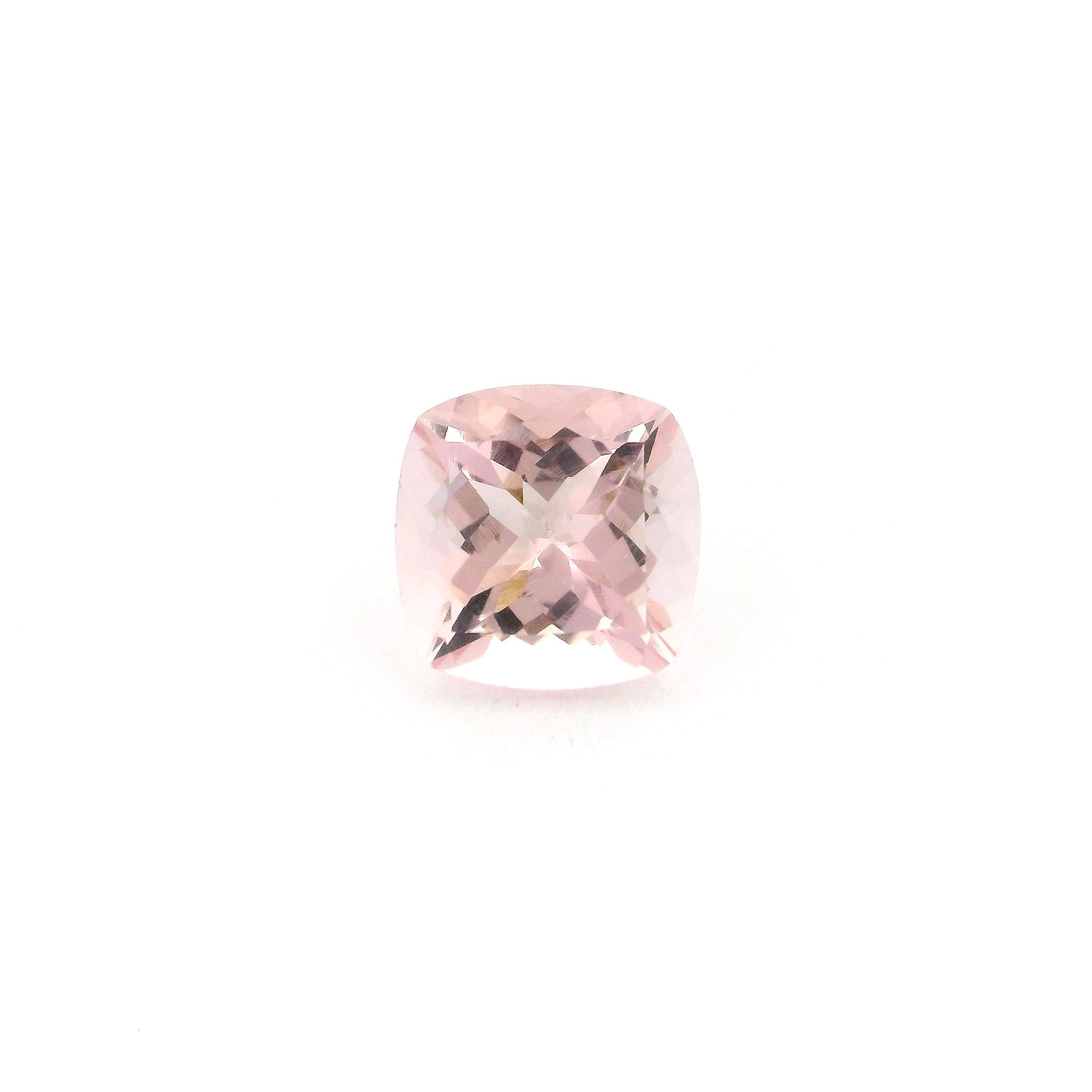 2.04 ct Cushion morganite