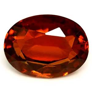 Granat 3,59 ct, pomarańczowy, szlif owalny