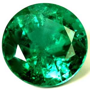 Szmaragd 3,39 ct, zielony, szlif okrągły