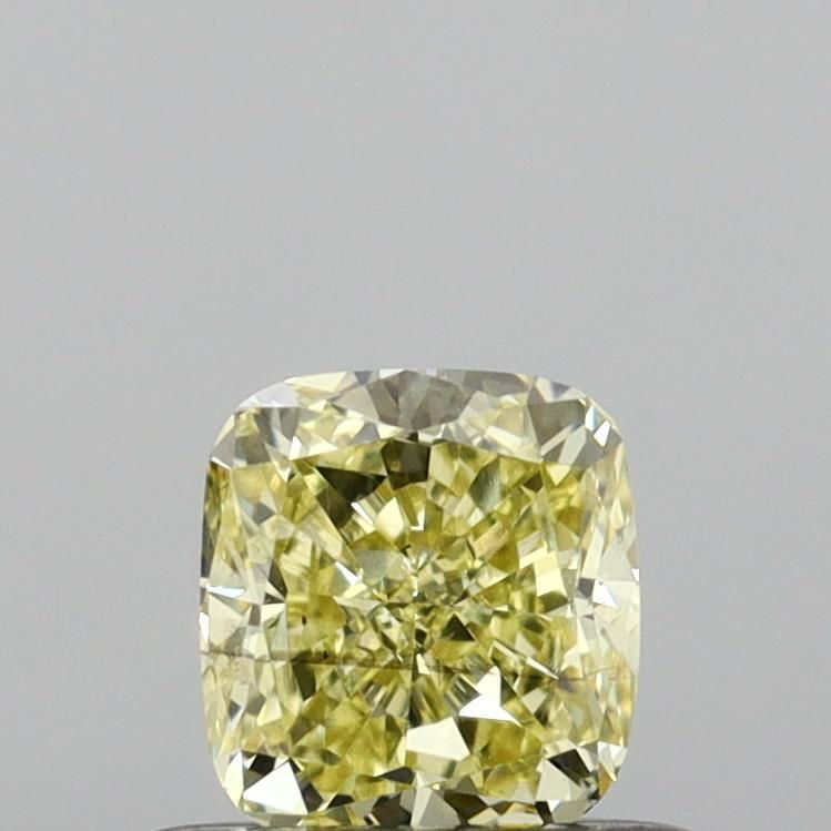 0.5 CT Fancy Intense Yellow CUSHION BRILLIANT