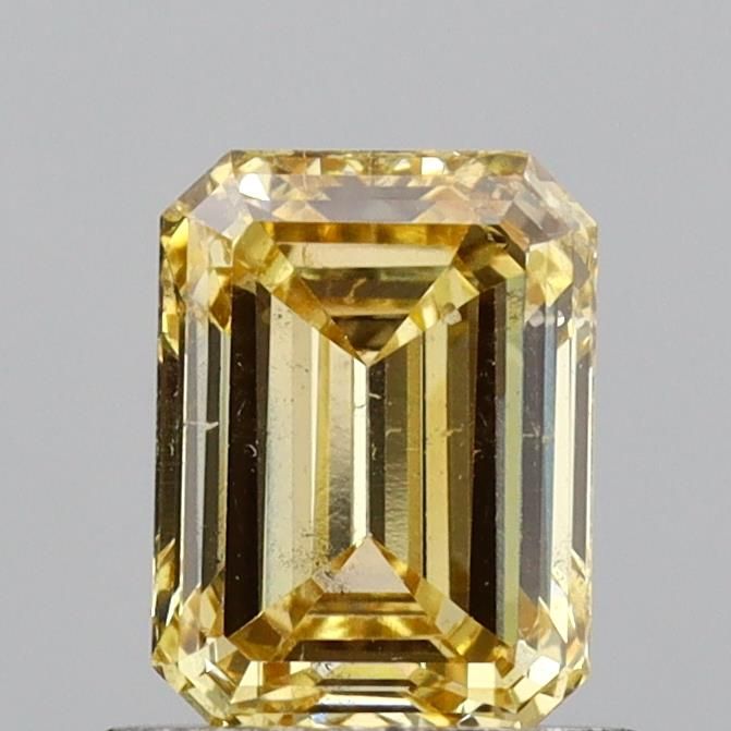 1.0 CT Fancy Vivid Yellow EMERALD
