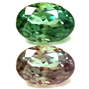 ALEXANDRITE FACETED 0.71ct GREEN Blue Green to Purple EC INDIA NONE