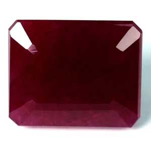 Rubin 5,25 ct, czerwony, szlif szmaragdowy
