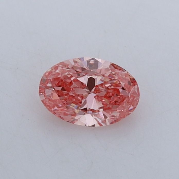0.37 CT Fancy Vivid Pink OVAL