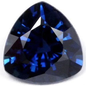 Szafir 1,05 ct, niebieski, szlif trilliant