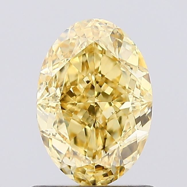 1.05 CT Fancy Intense Yellow OVAL