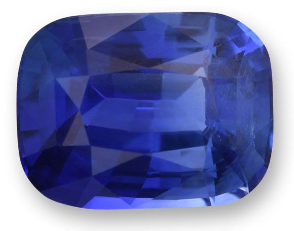 Szafir 2,07 ct, niebieski, szlif cushion