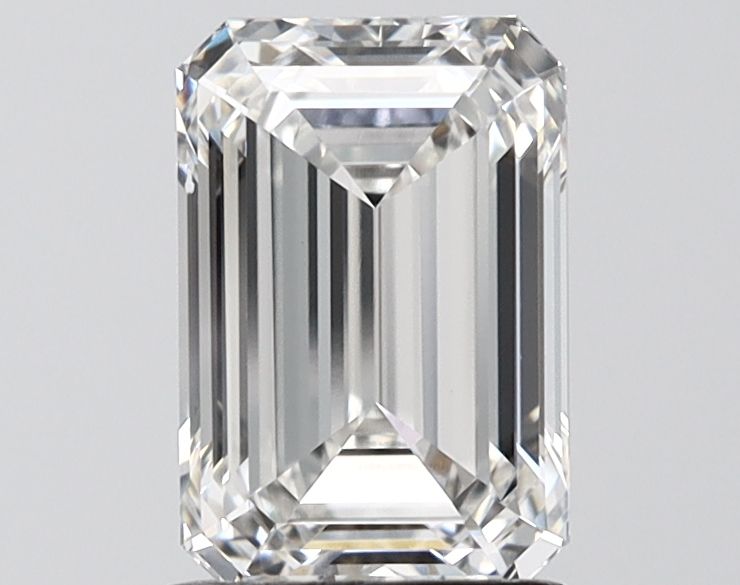 1.83 carat f IF EX Cut IGI emerald diamond