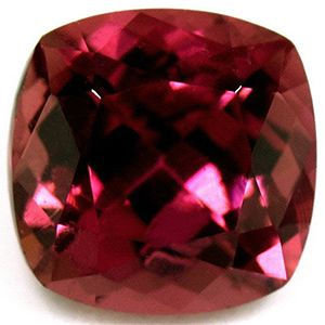 Turmalin 2,68 ct, różowy, szlif cushion