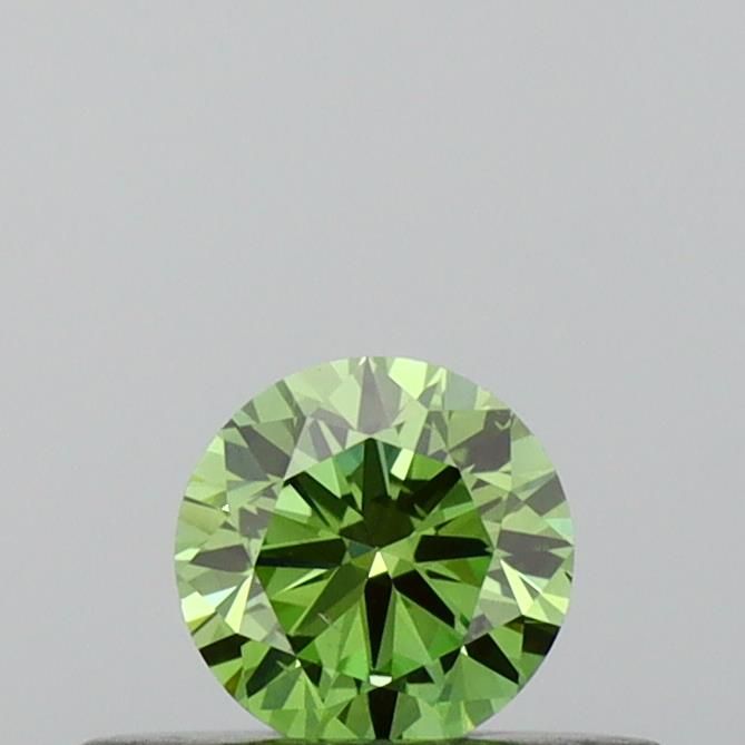 0.22 CT Fancy Vivid Green ROUND