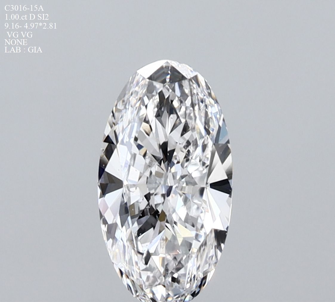 Prírodný diamant oval, SI2,...