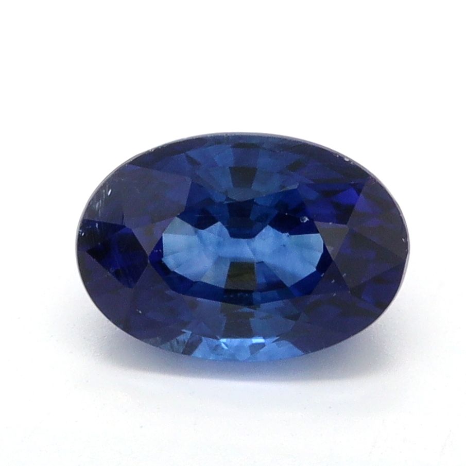 SAPPHIRE FACETED 0.88ct BLUE BLUE EC SRILANKA HEATED