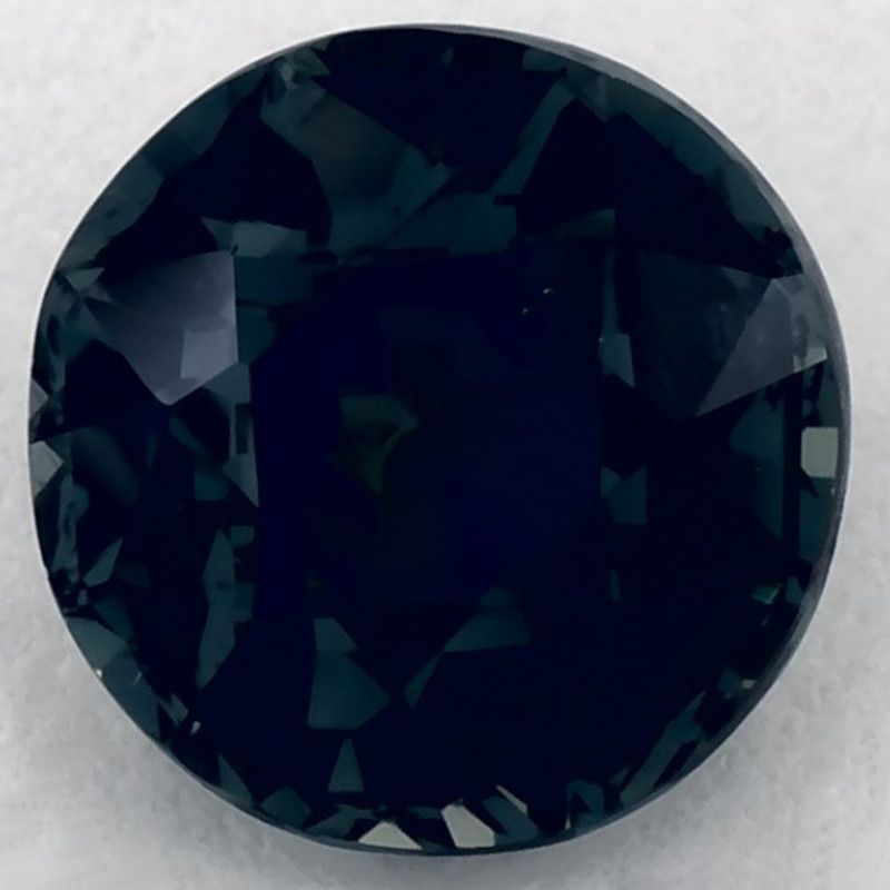 Szafir 1,57 ct, zielony, szlif okrągły