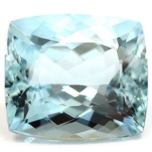 Akwamaryn 5,13 ct, niebieski, szlif cushion