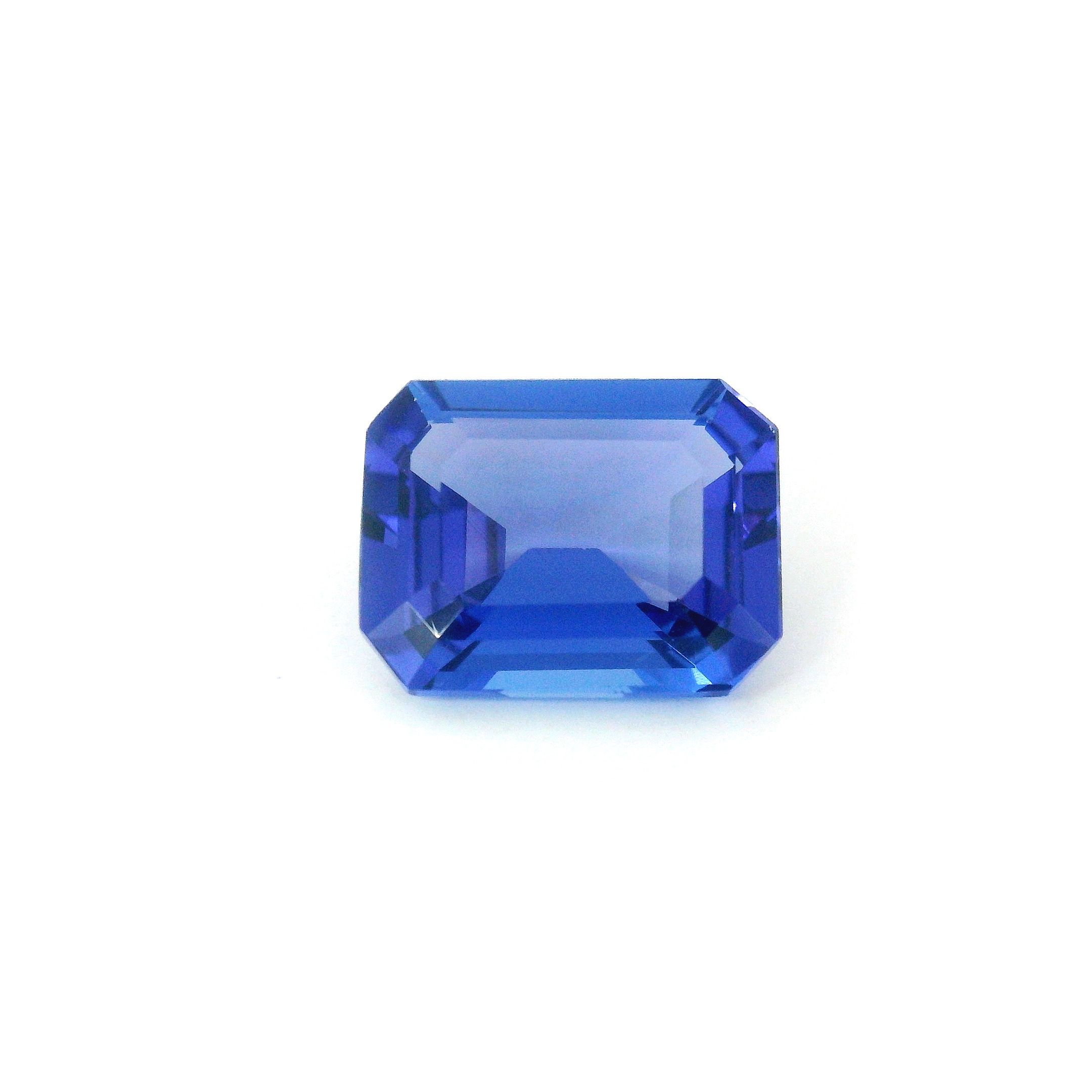 Tanzanit 2,93 ct, niebieski, szlif ośmiokątny
