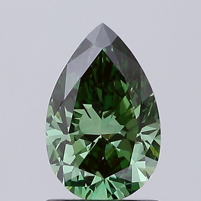 1.08 CT Fancy Vivid Yellow PEAR