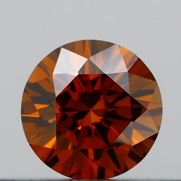 0.17 CT Fancy Deep Orange ROUND