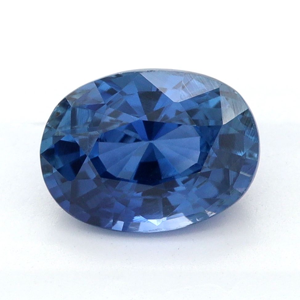 SAPPHIRE FACETED 1.2ct BLUE EC SRILANKA HEATED