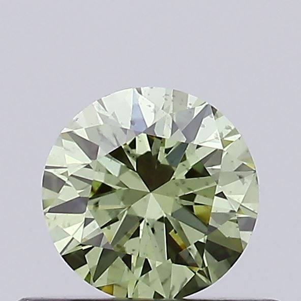 0.33 CT Fancy Vivid Green ROUND