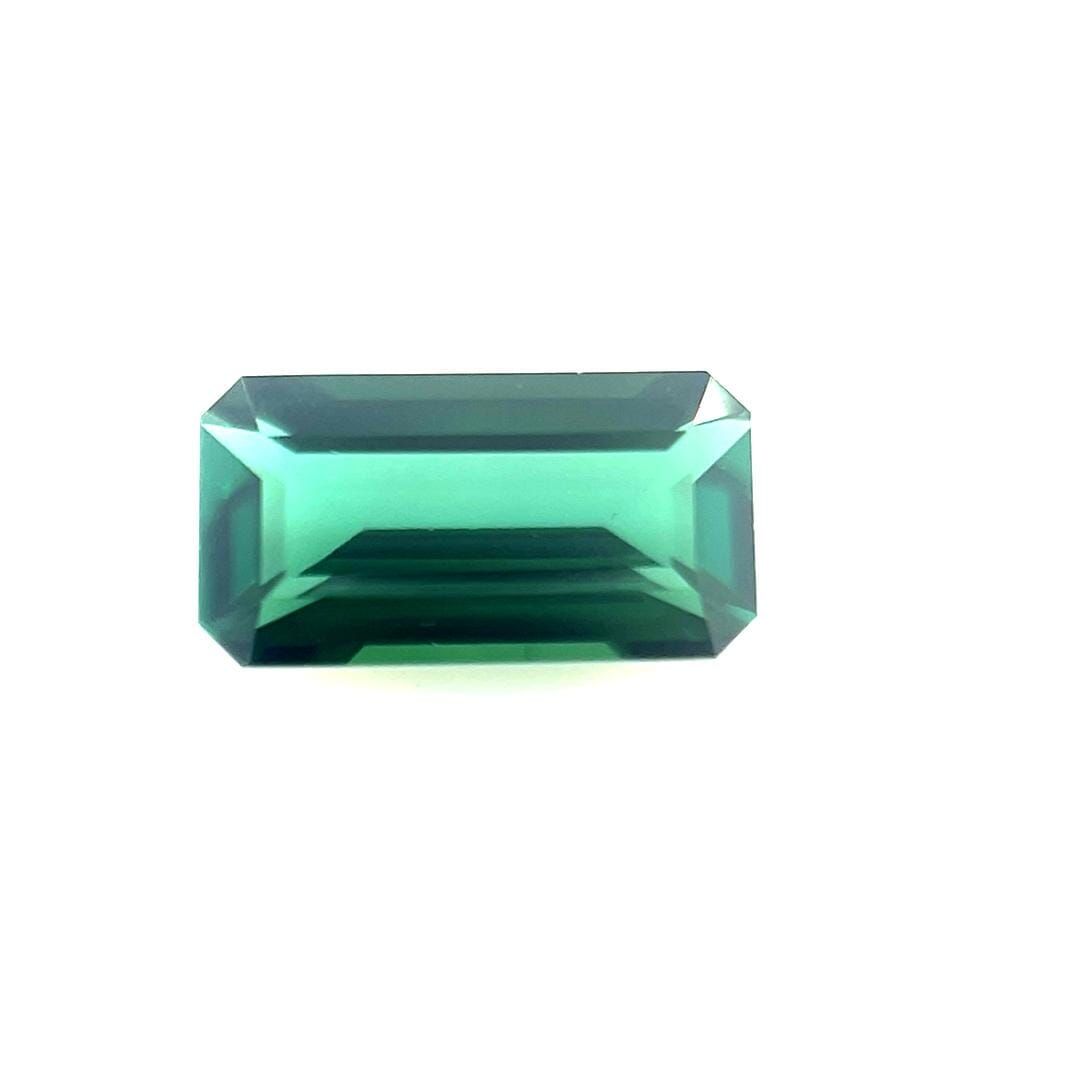 Turmalin 1,47 ct, zielony, szlif szmaragdowy