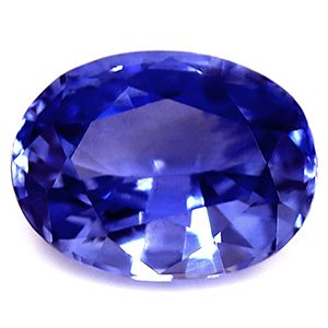 Szafir 1,23 ct, niebieski, szlif owalny