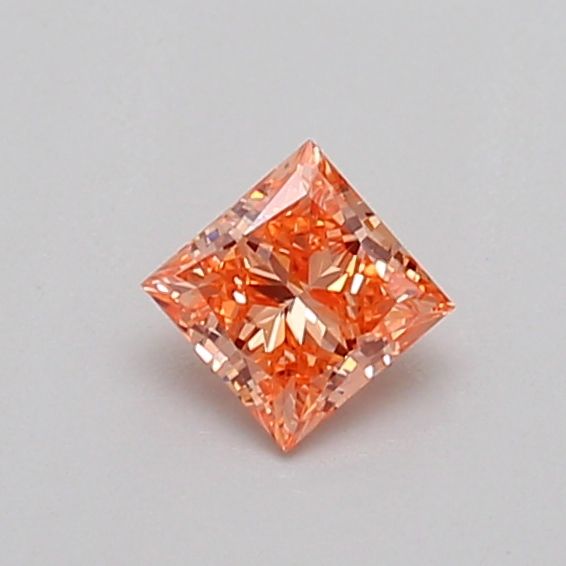 0.31 CT Fancy Intense Orange PRINCESS