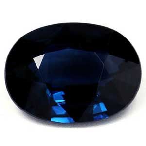 Szafir 5,16 ct, niebieski, szlif owalny
