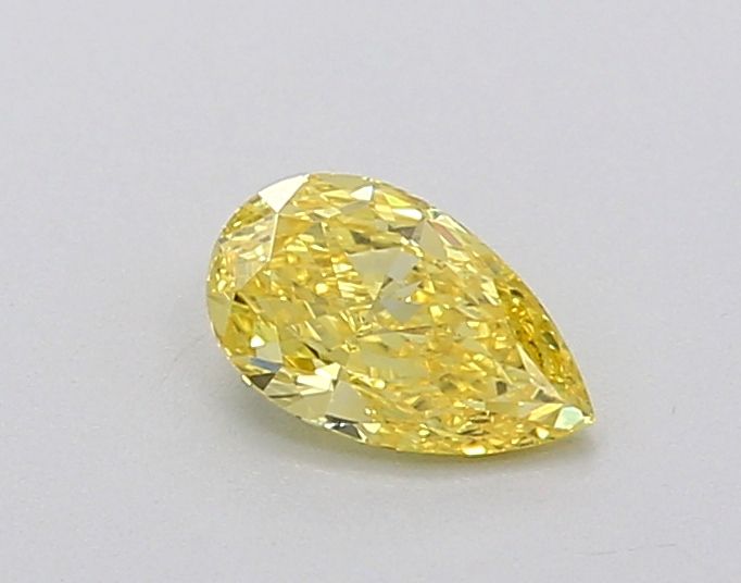 0.29 CT Fancy Vivid Yellow PEAR