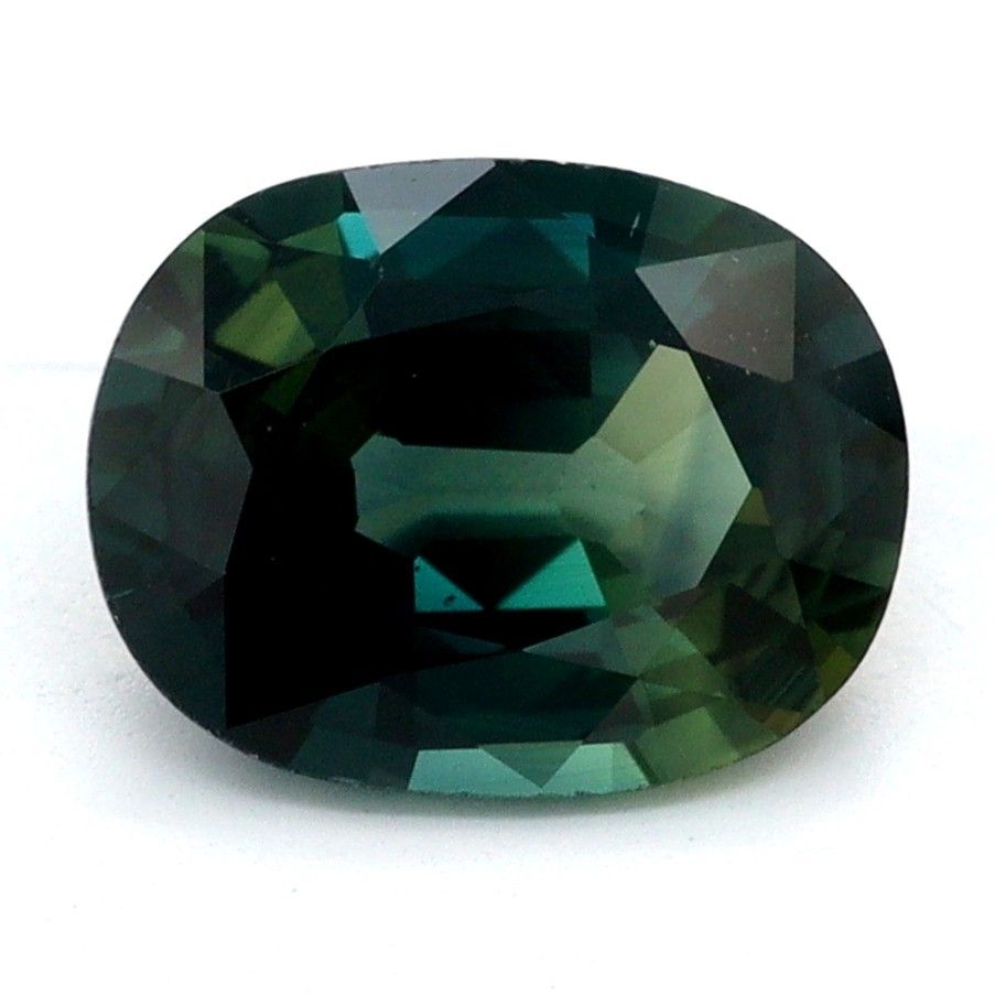Szafir 1,23 ct, wielobarwny, szlif owalny