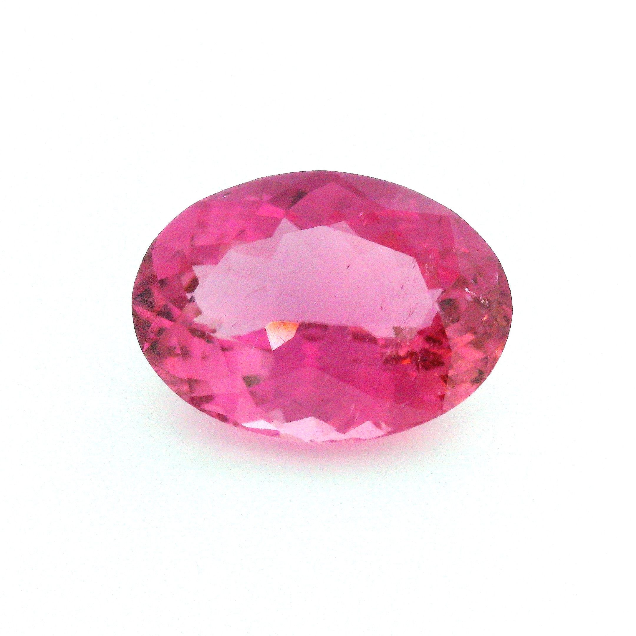 Turmalin 7,24 ct, różowy, szlif owalny