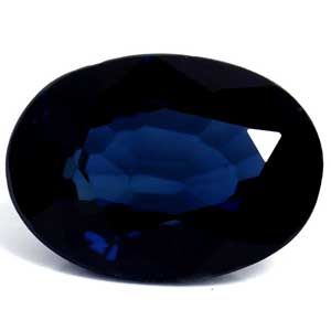 SAPPHIRE FACETED 0.83ct BLUE Deep Blue EC MADAGASCAR NONE