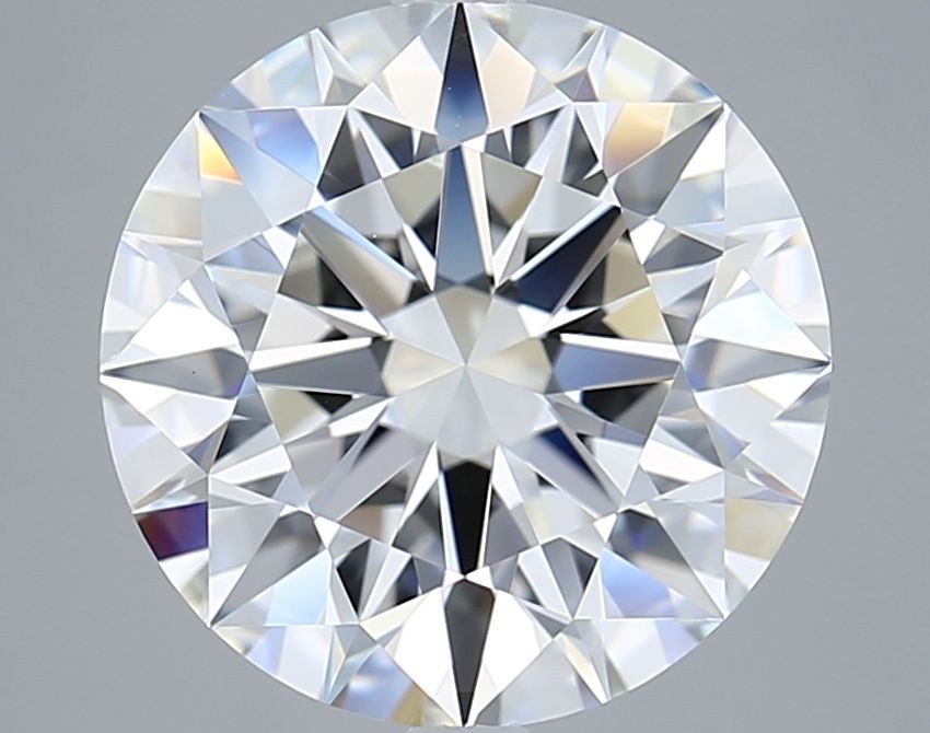 Diamant Rond 5.05 ct - Couleur G - Pureté VVS2