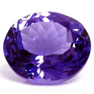 Tanzanit 2,13 ct, niebieski, szlif owalny